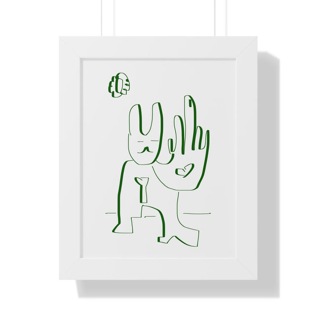 Jules Wrubel Dix Buzz Off Framed Vertical Poster