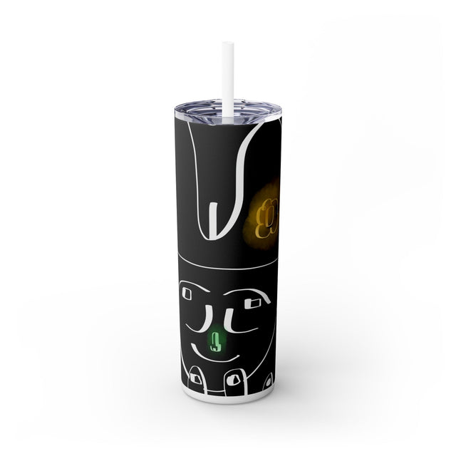 All God's Children Skinny Tumbler with Straw, 20oz