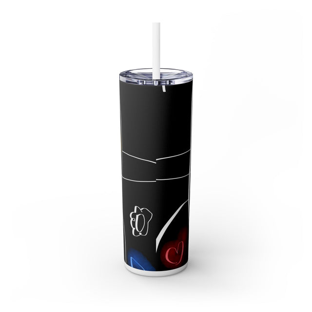 All God's Children Skinny Tumbler with Straw, 20oz