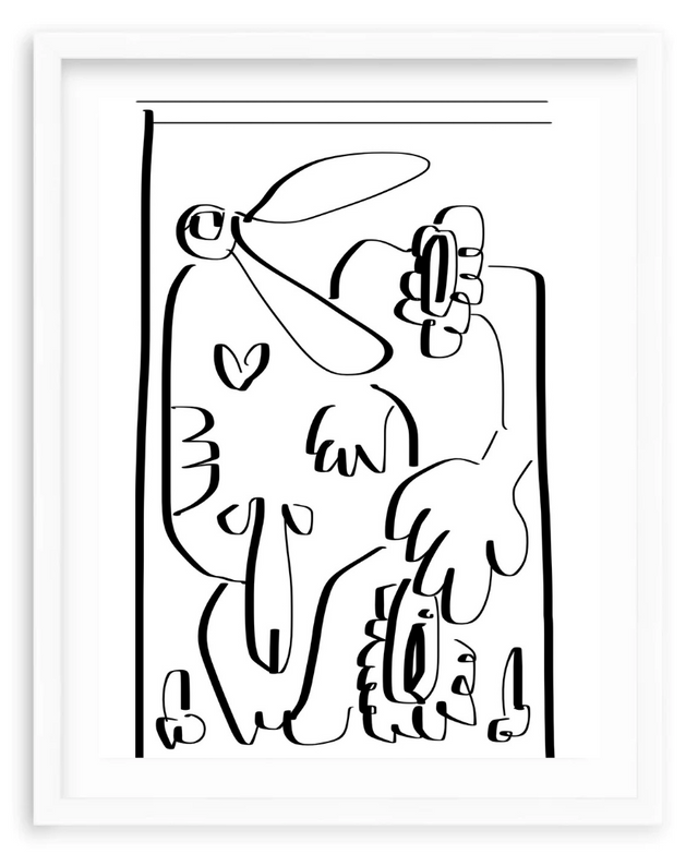 Bird Dix Squawk White