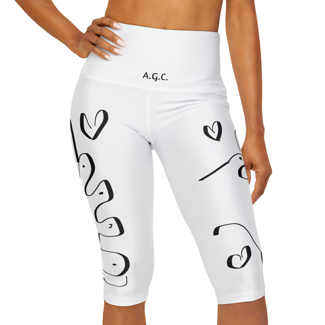 All God's Children Yoga Capri Leggings (AOP)