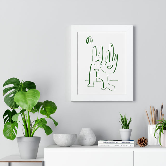 Jules Wrubel Dix Buzz Off Framed Vertical Poster