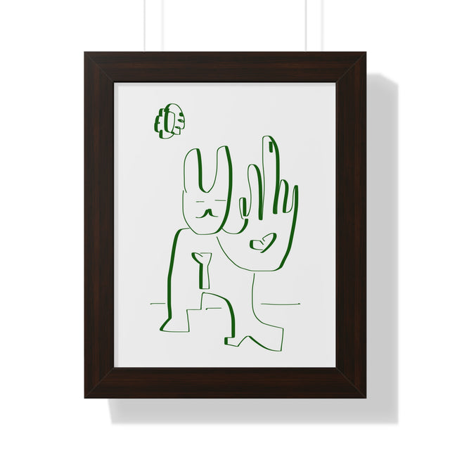 Jules Wrubel Dix Buzz Off Framed Vertical Poster