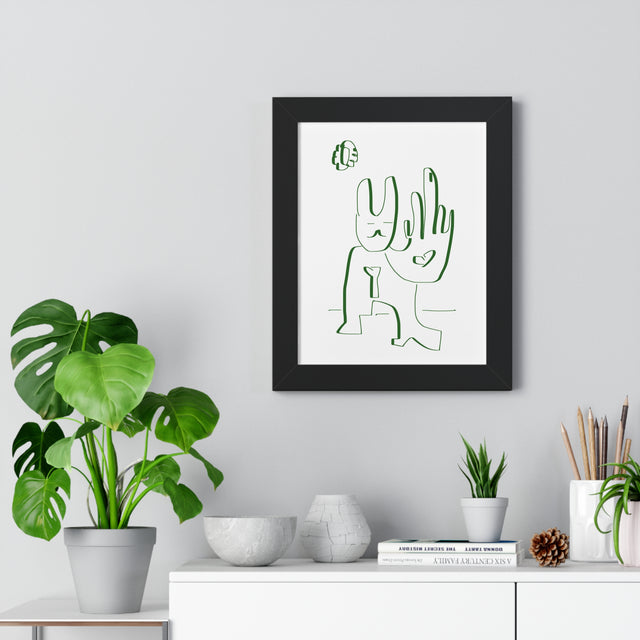 Jules Wrubel Dix Buzz Off Framed Vertical Poster
