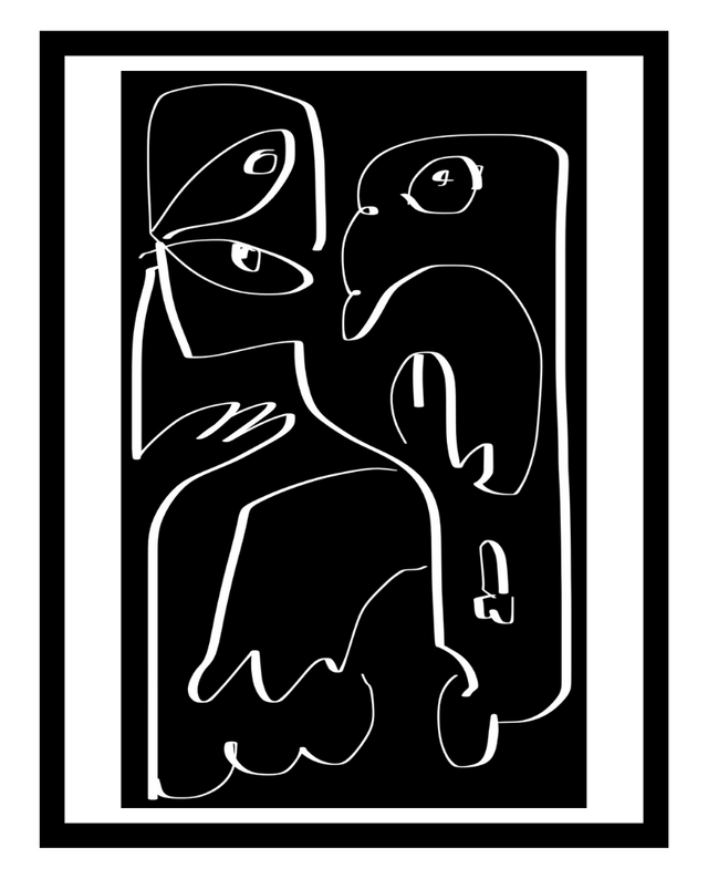 Dix Rabbit Dance Black