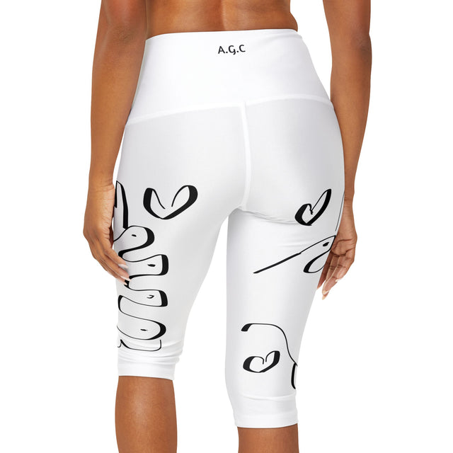 All God's Children Yoga Capri Leggings (AOP)