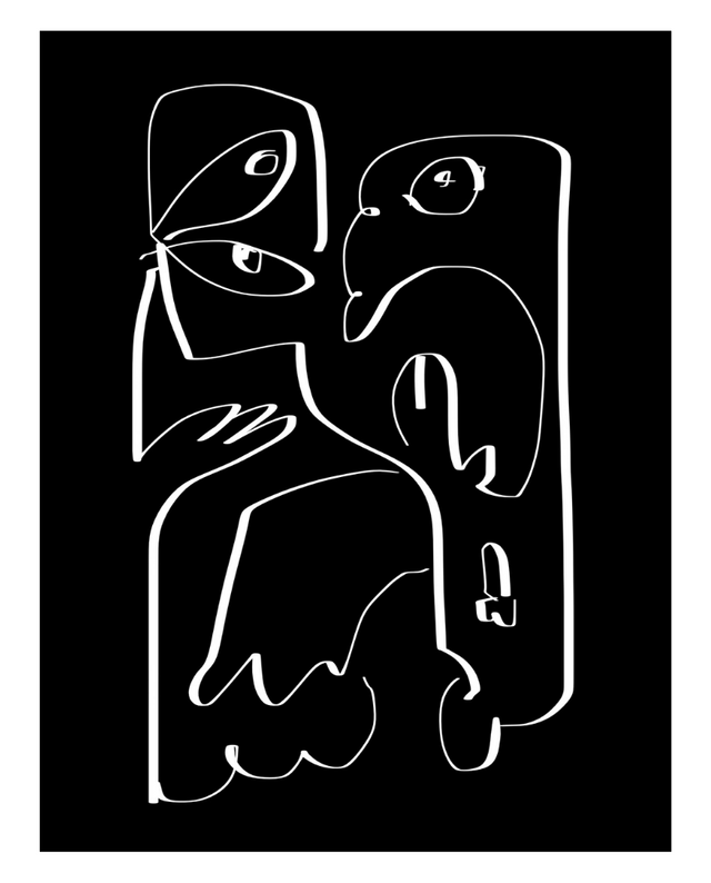 Dix Rabbit Dance Black