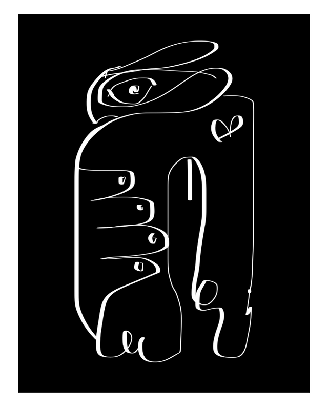Bird Right Hand Dix Black